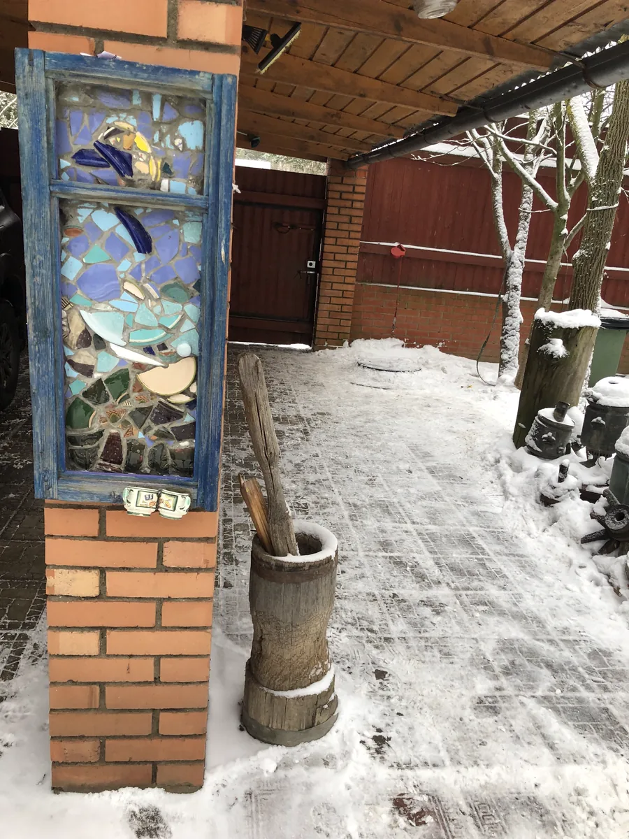 Окно. Пейзаж. Мозаика